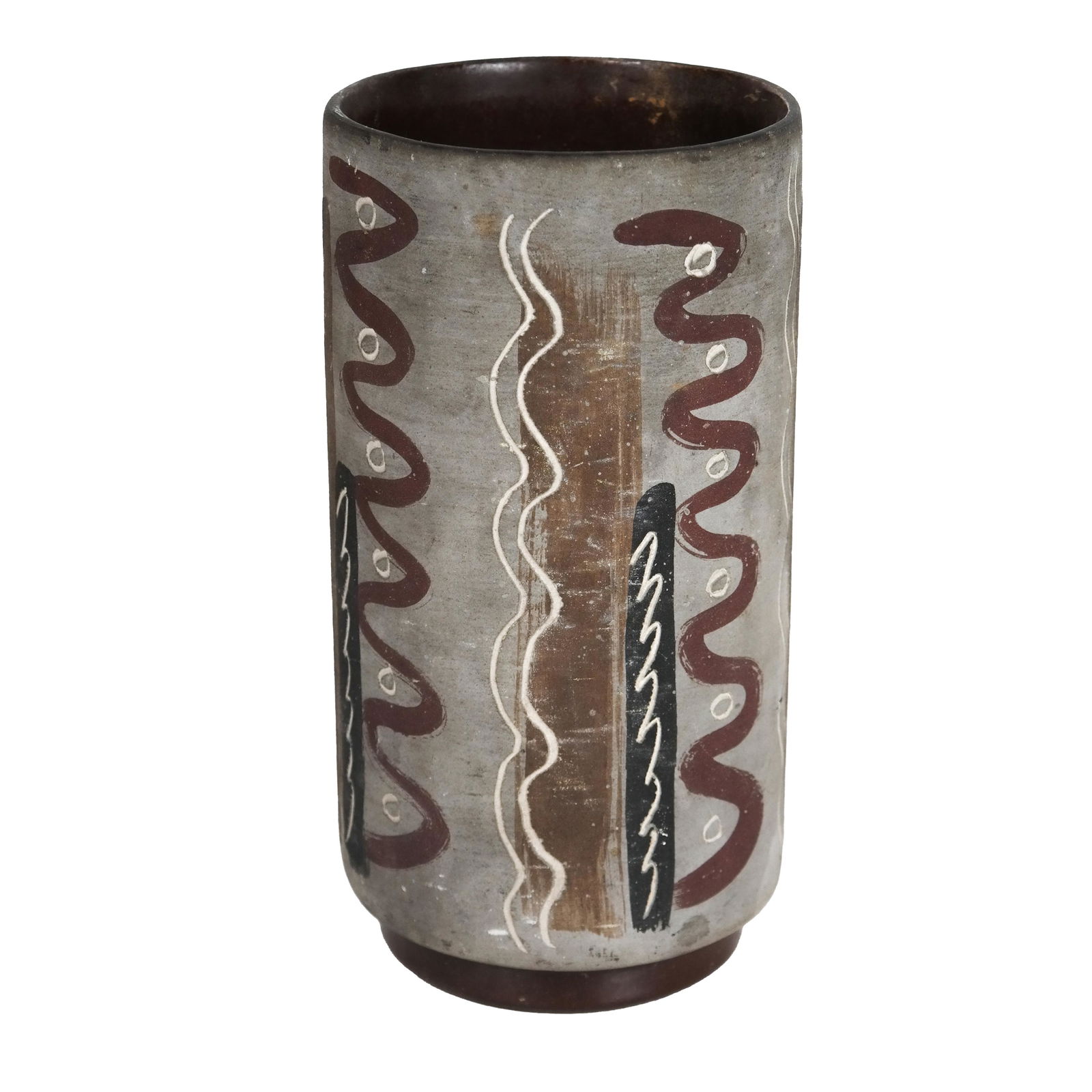 Modern Ceramic Decorated Vase (1 of 4)