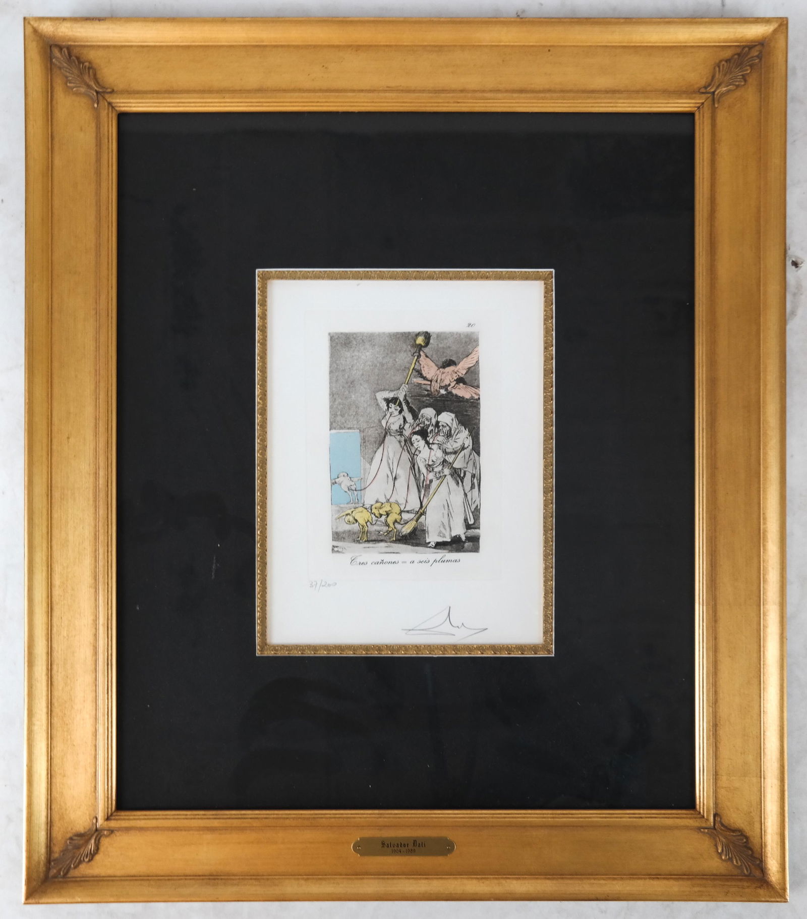 Salvador DALI: Lithograph, 37/200 (1 of 7)