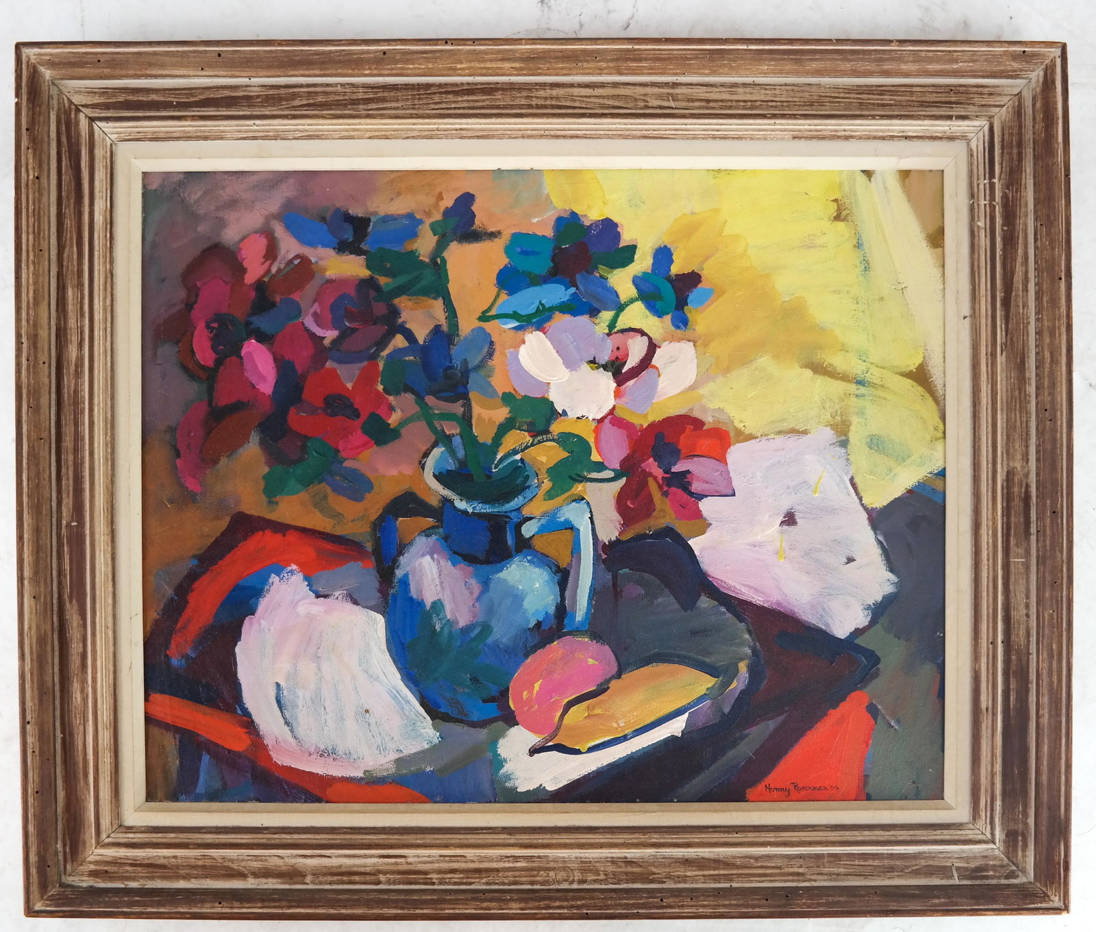 Nonny ROSENMAN: Floral - Oil on Canvas (1 of 4)
