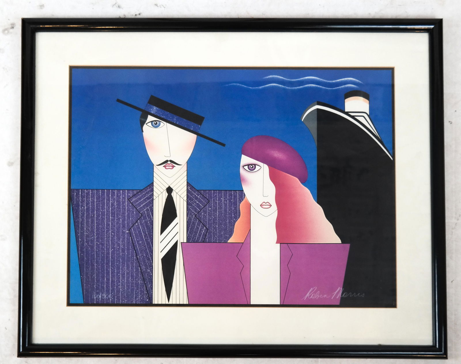 Robin MORRIS: Art Deco Couple - Lithograph (1 of 5)