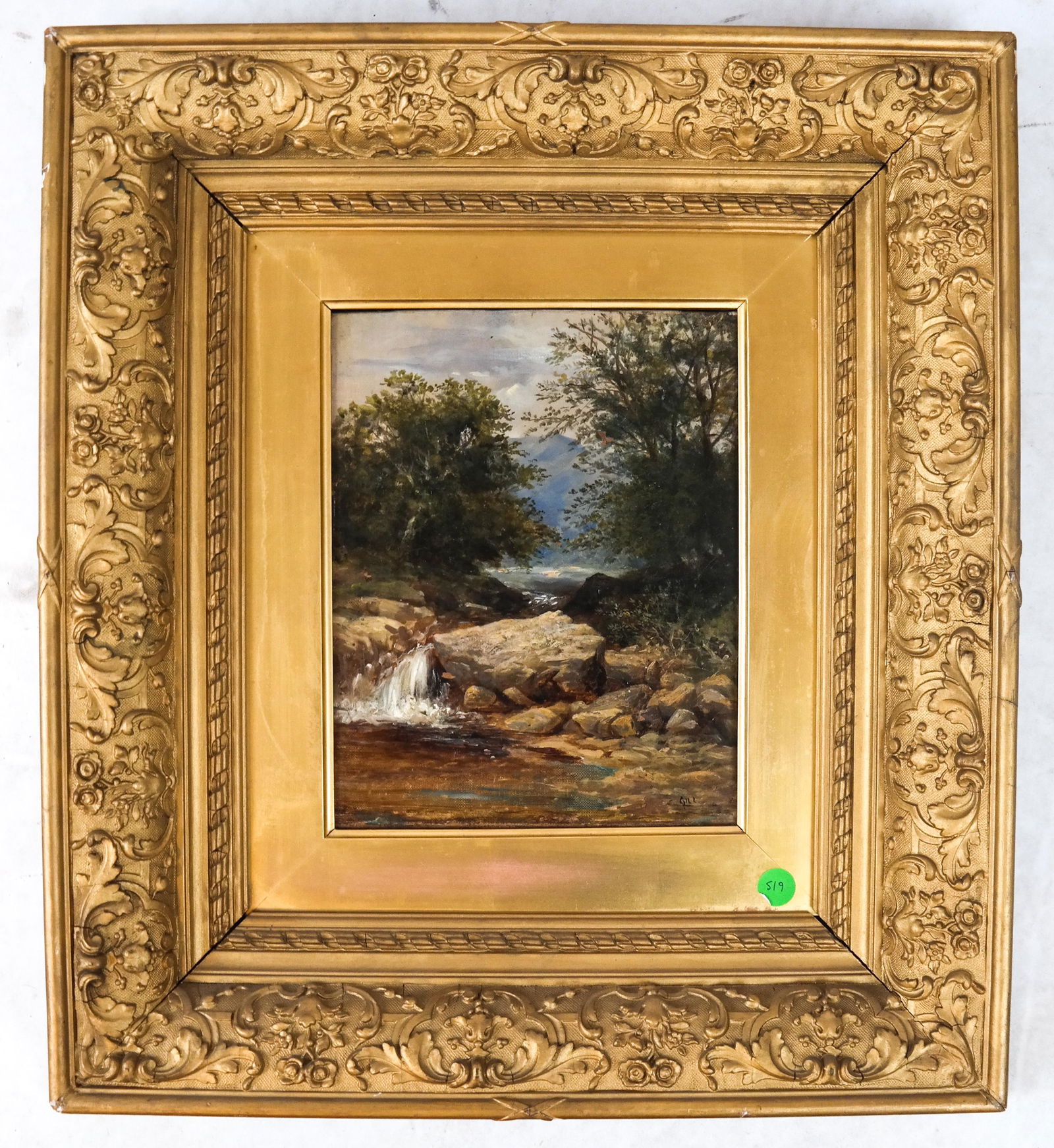 William Ward GILL: Running Stream - Oil on Canvas (1 of 4)
