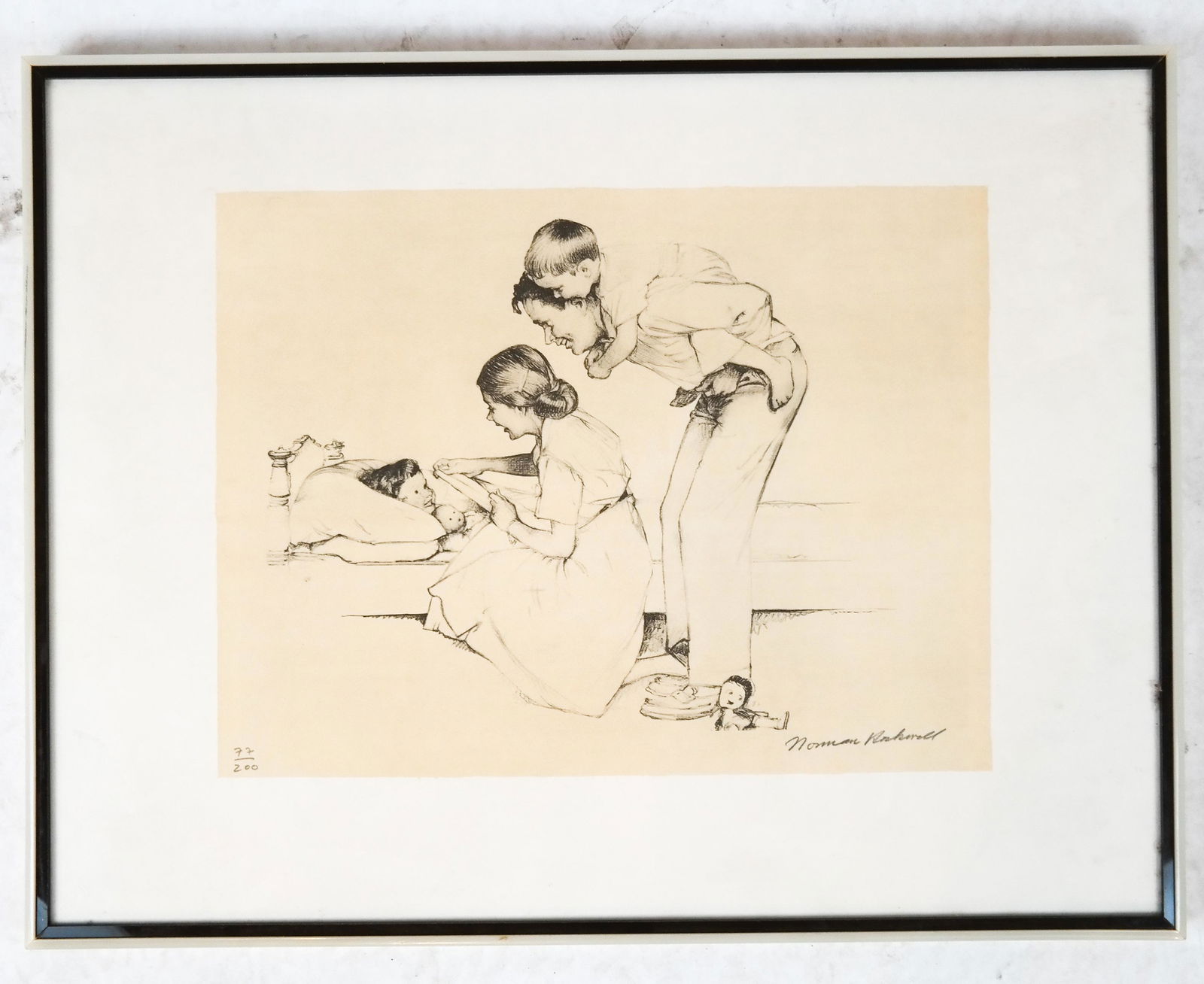 Norman ROCKWELL: "Safe & Sound" - Litho (1 of 5)