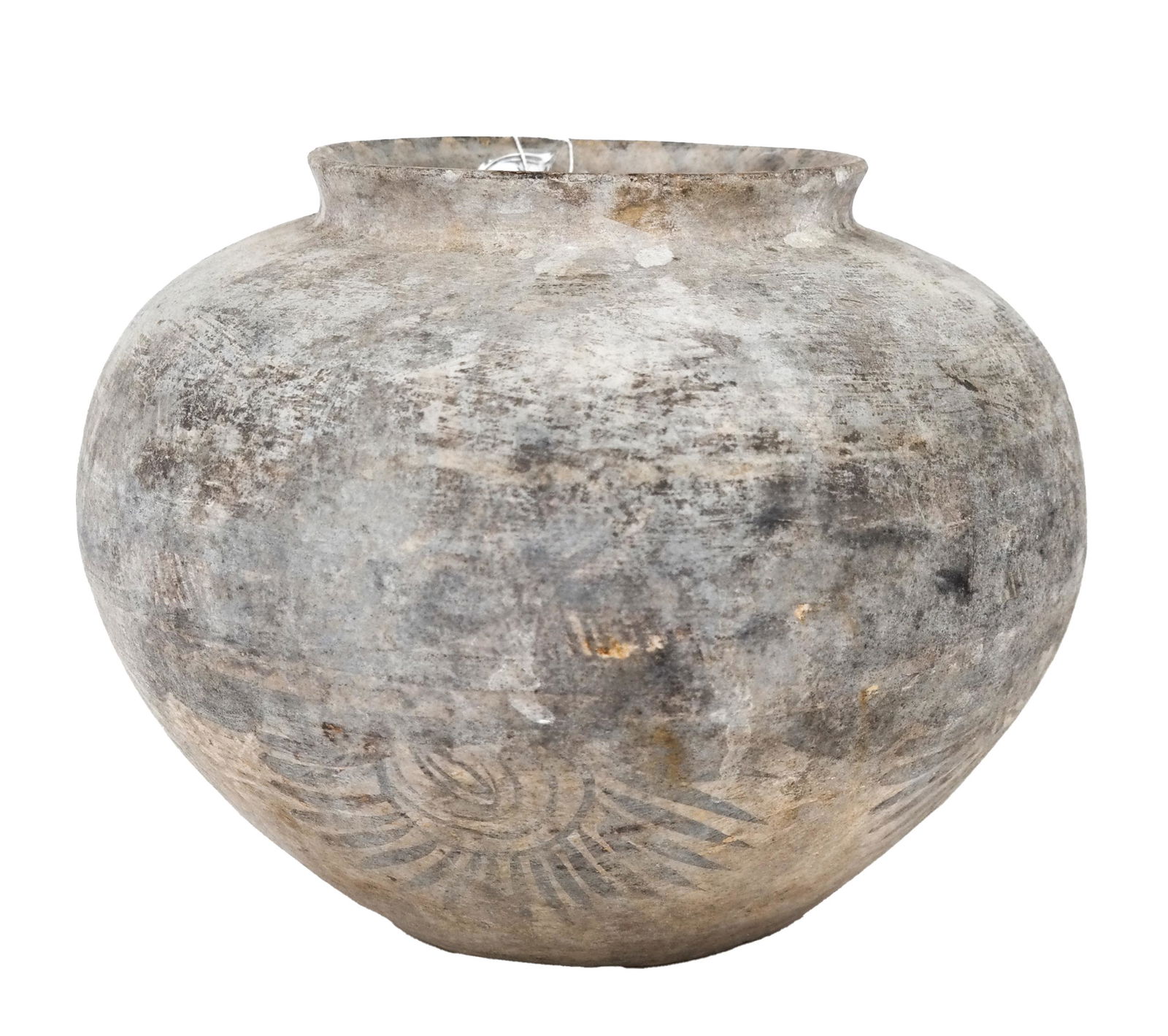 Large Native American Hand-Painted Pot (1 of 5)