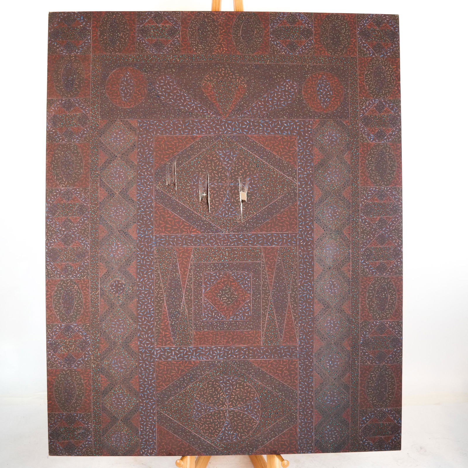 Frances HEATHERINGTON: Brown Abstract - O/C (1 of 7)