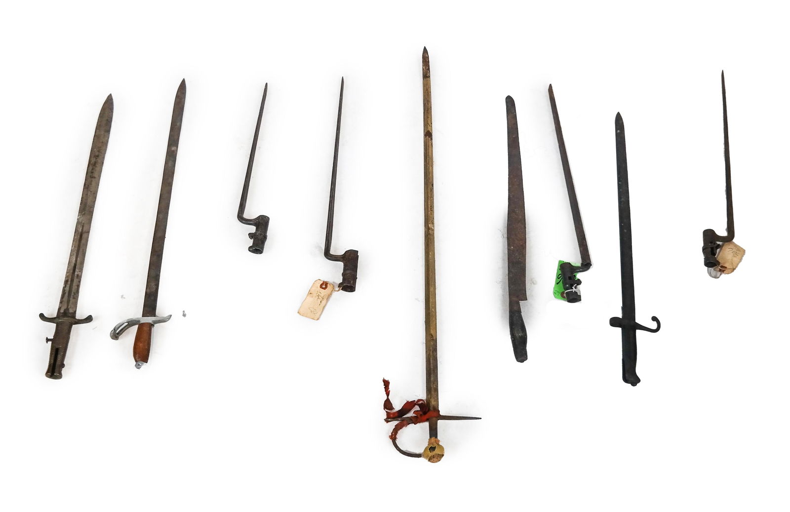 Lot of Antique Swords & Bayonets (1 of 8)