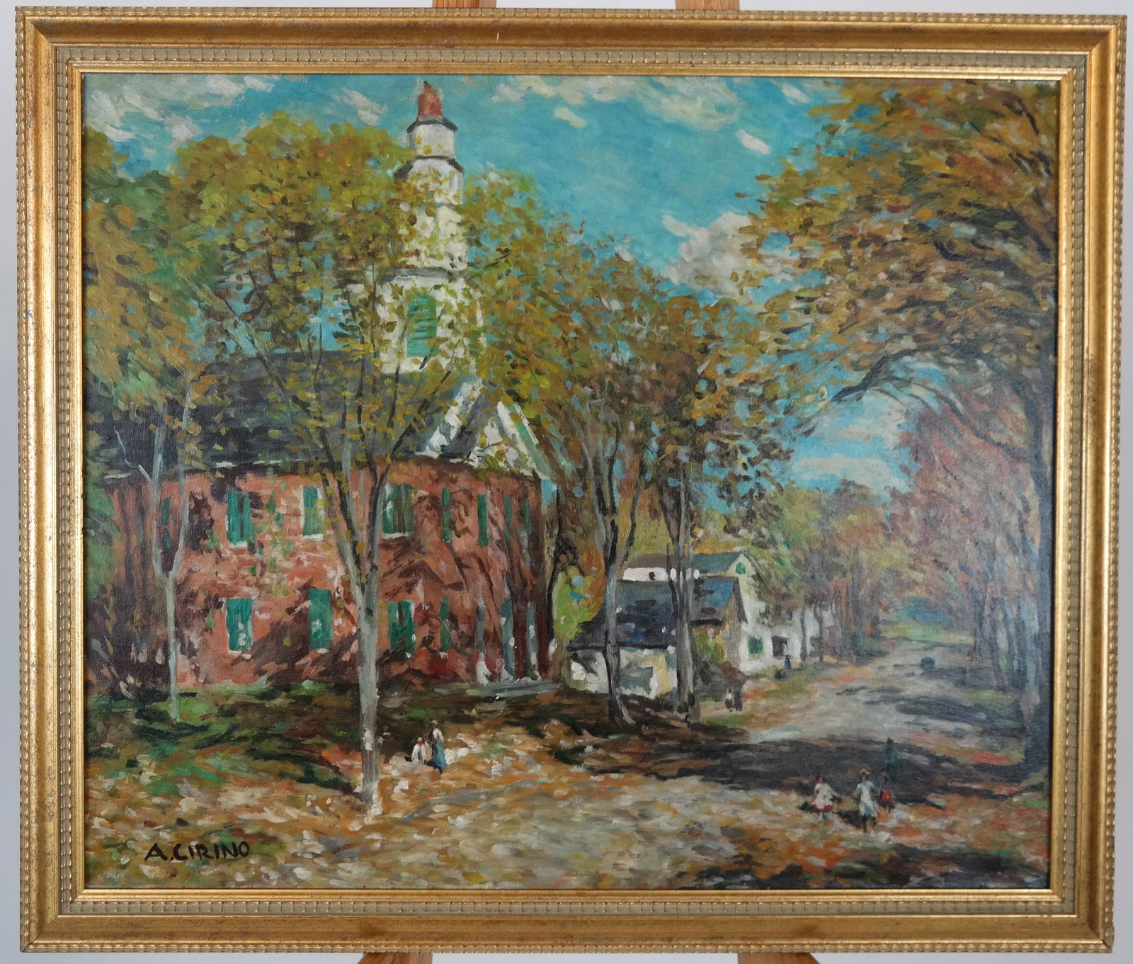 Antonio CIRINO: New England Landscape- Oil on Canv (1 of 6)