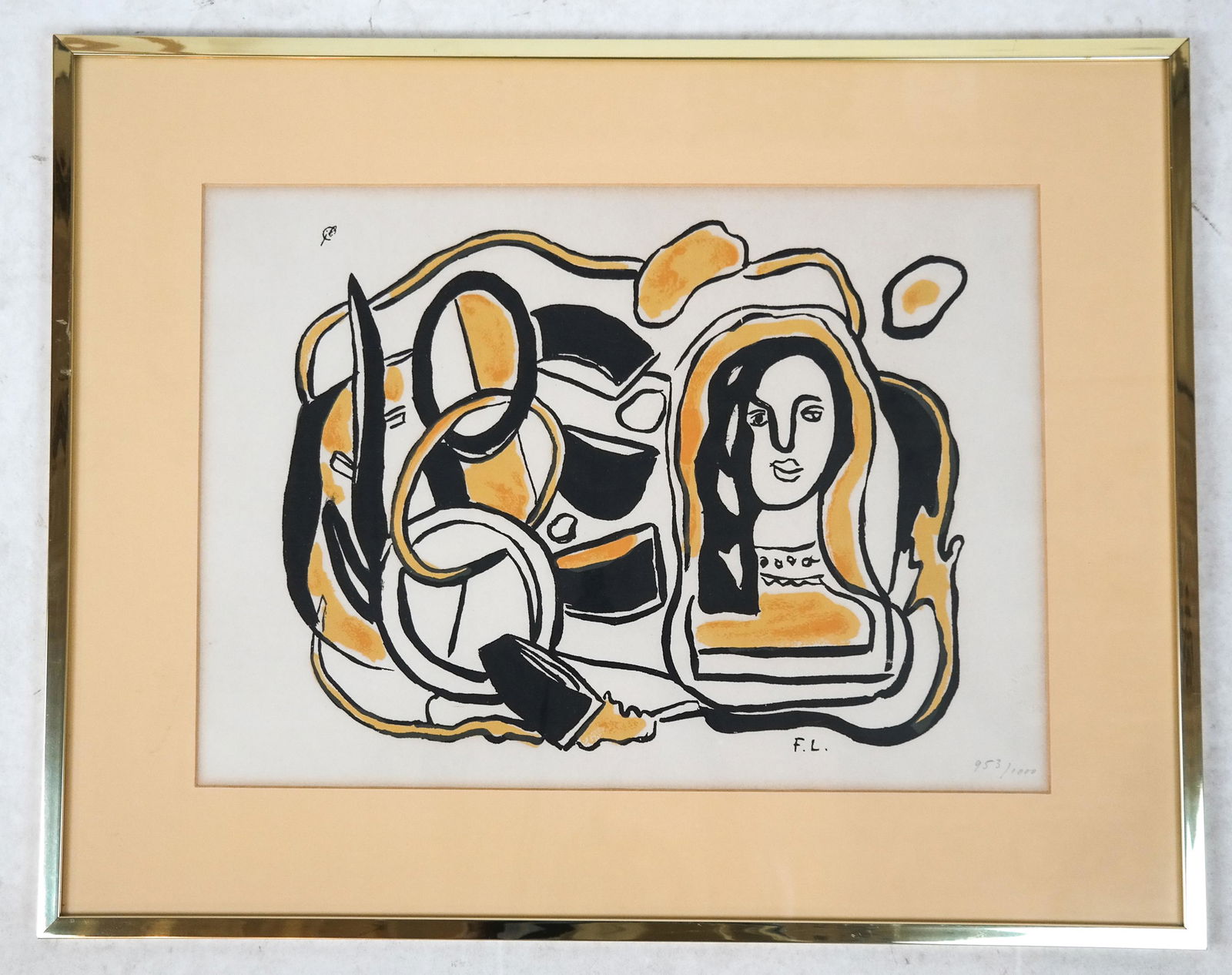 After Fernand LEGER: "Composition" - Screenprint (1 of 4)