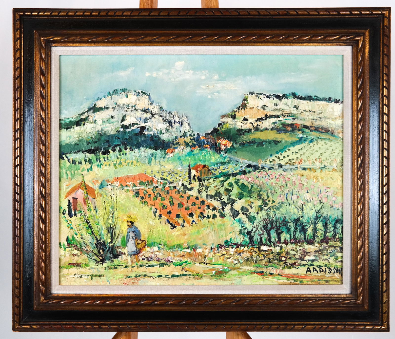 Yolande ARDISSONE: Provincial Scene - Oil on Canvas (1 of 5)