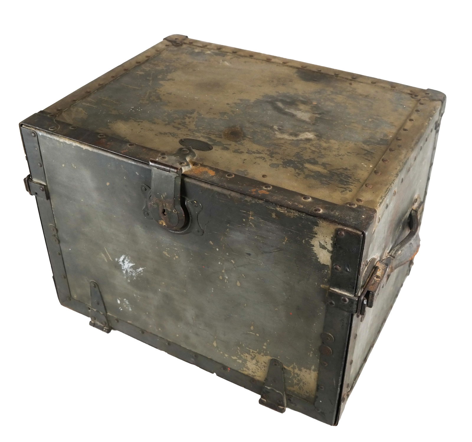 WWII Field Desk w/ Maker's Plaque (1 of 11)