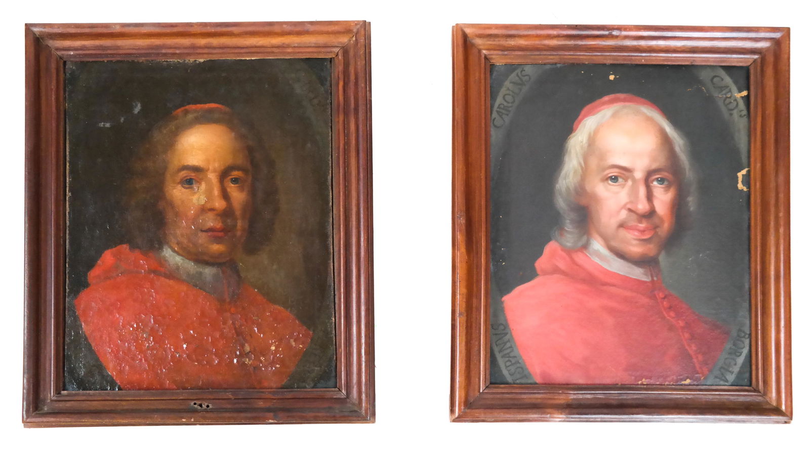 Two Portraits of Cardinals - Oil on Canvas (1 of 11)