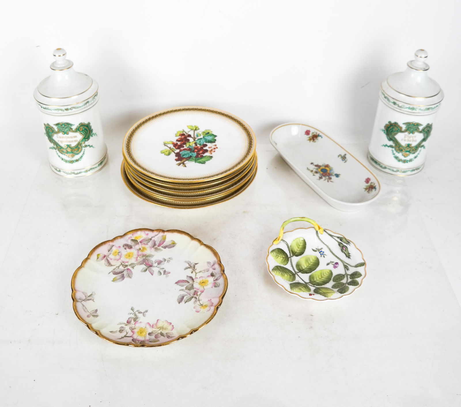 11 Pcs. Porcelain: Royal Worcester, Others (1 of 12)