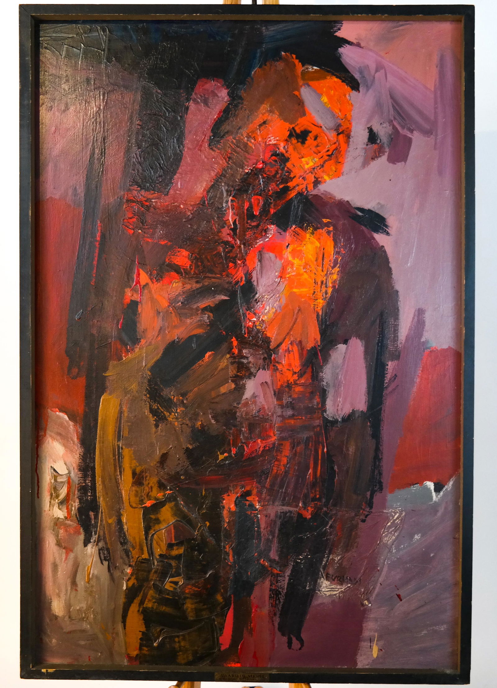 Suzy FORMAN: Abstract "Sun Bather" - Mixed Media (1 of 6)