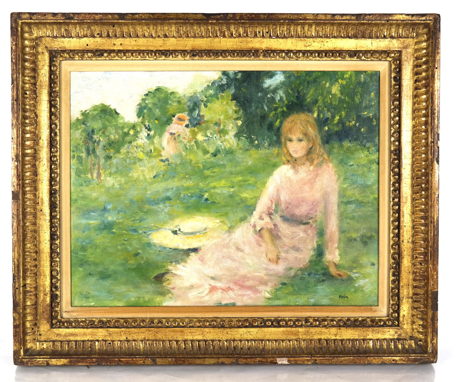 FORAIN: Impressionist Style, Seated Girl - O/C (1 of 4)