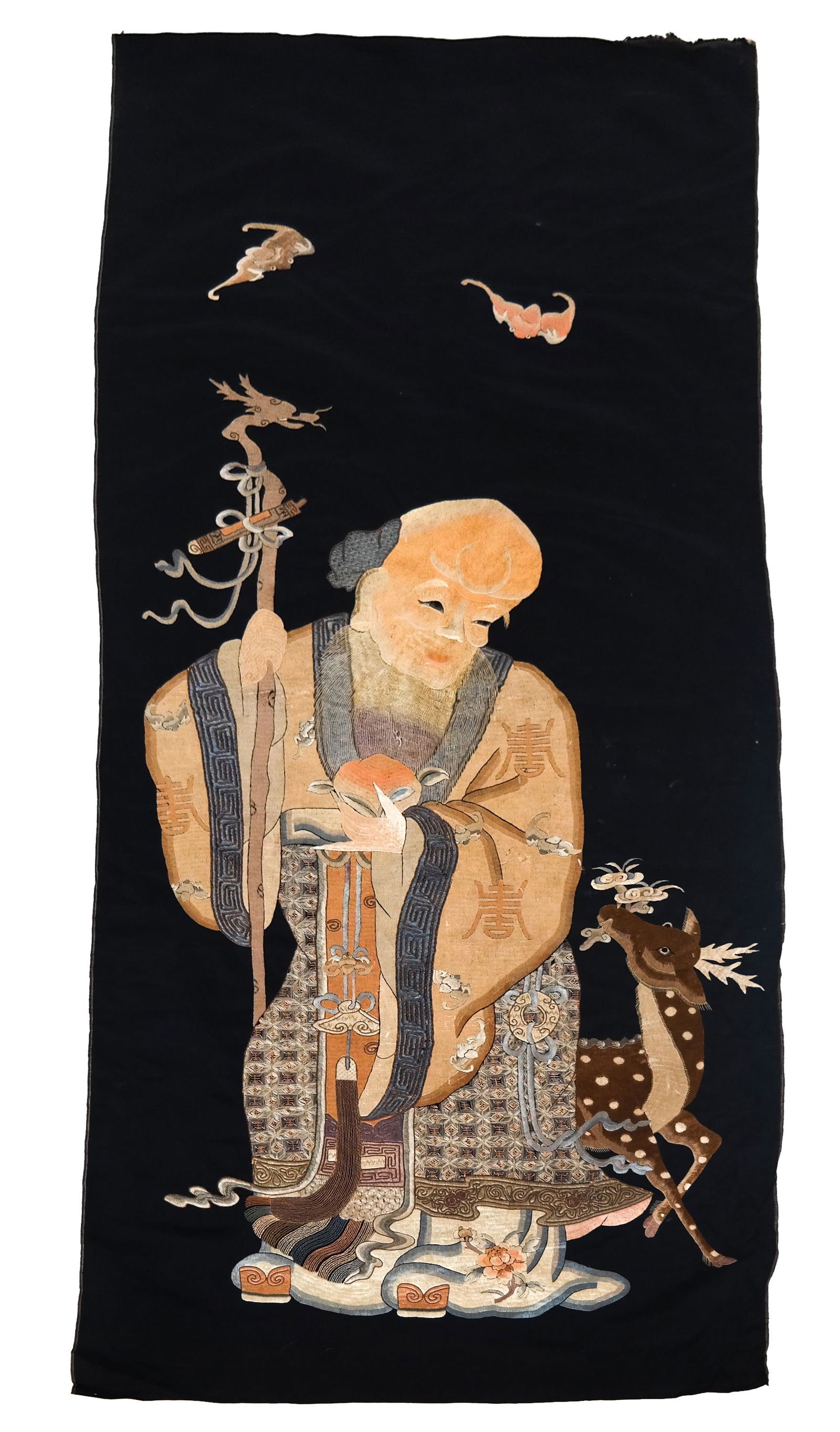 Chinese Silk Embroidered Panel (1 of 4)