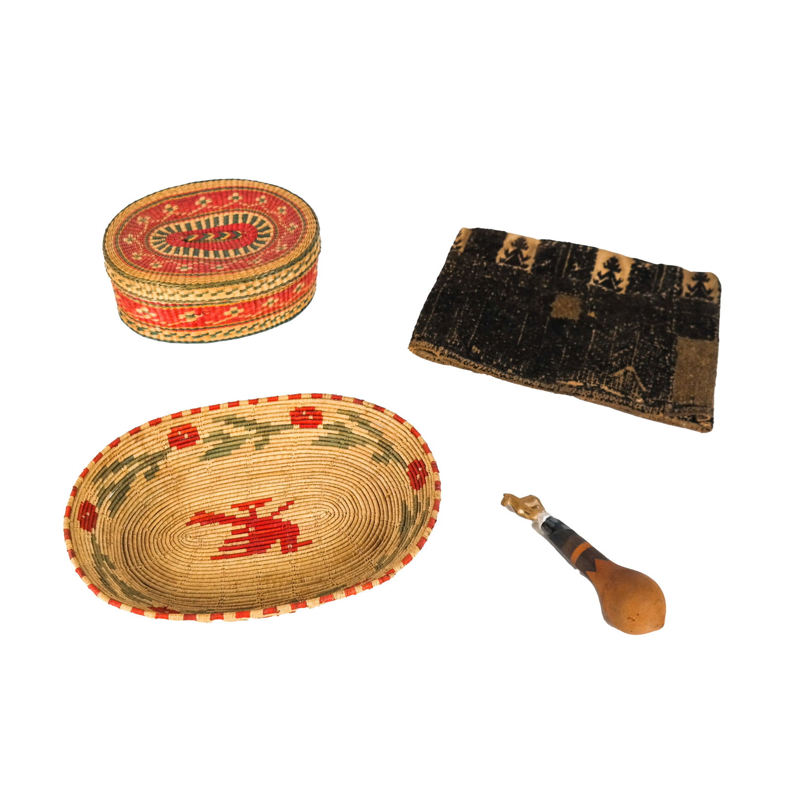 Two Native American Woven Baskets, Others (1 of 9)