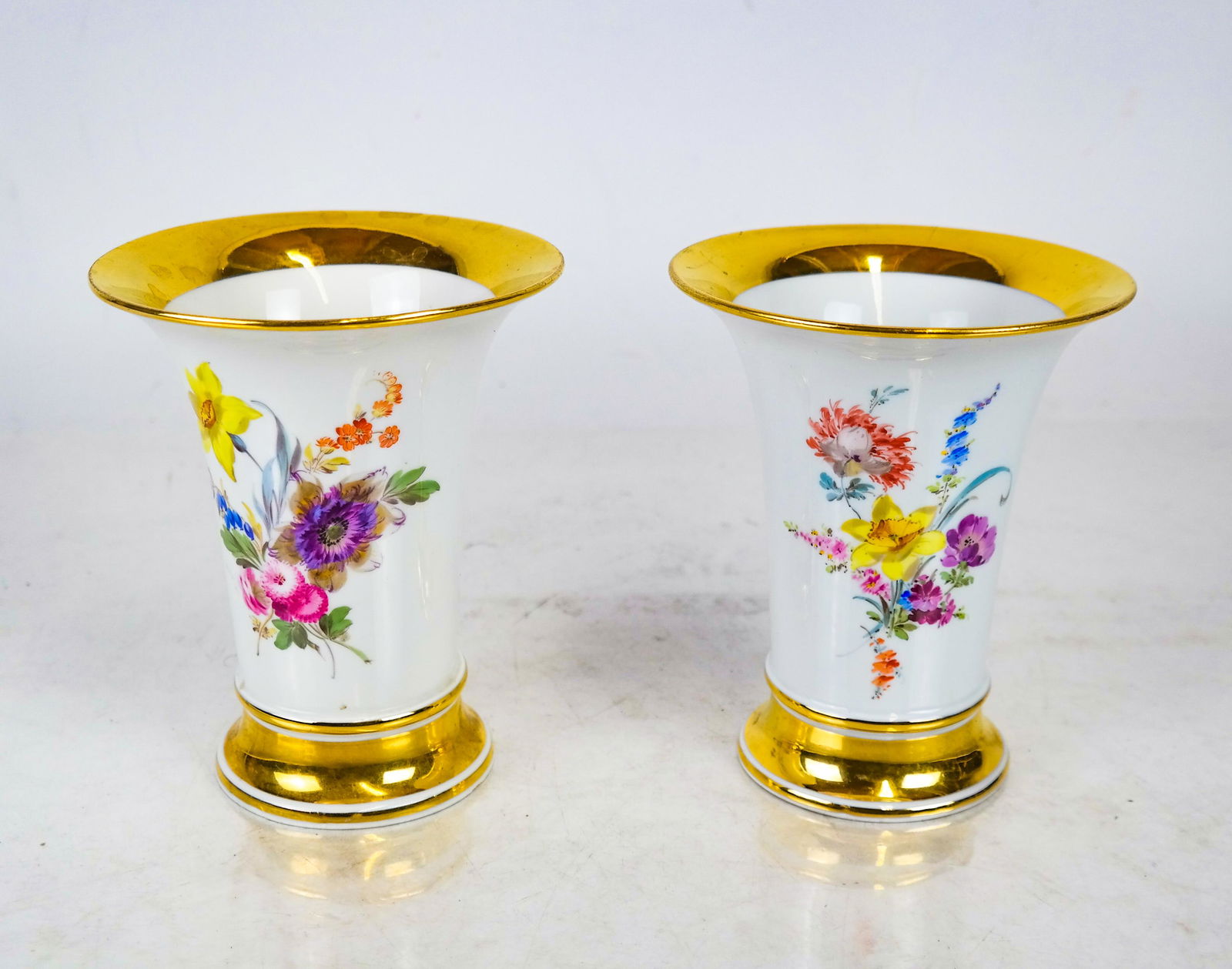 Pair of Meissen Porcelain Vases (1 of 7)