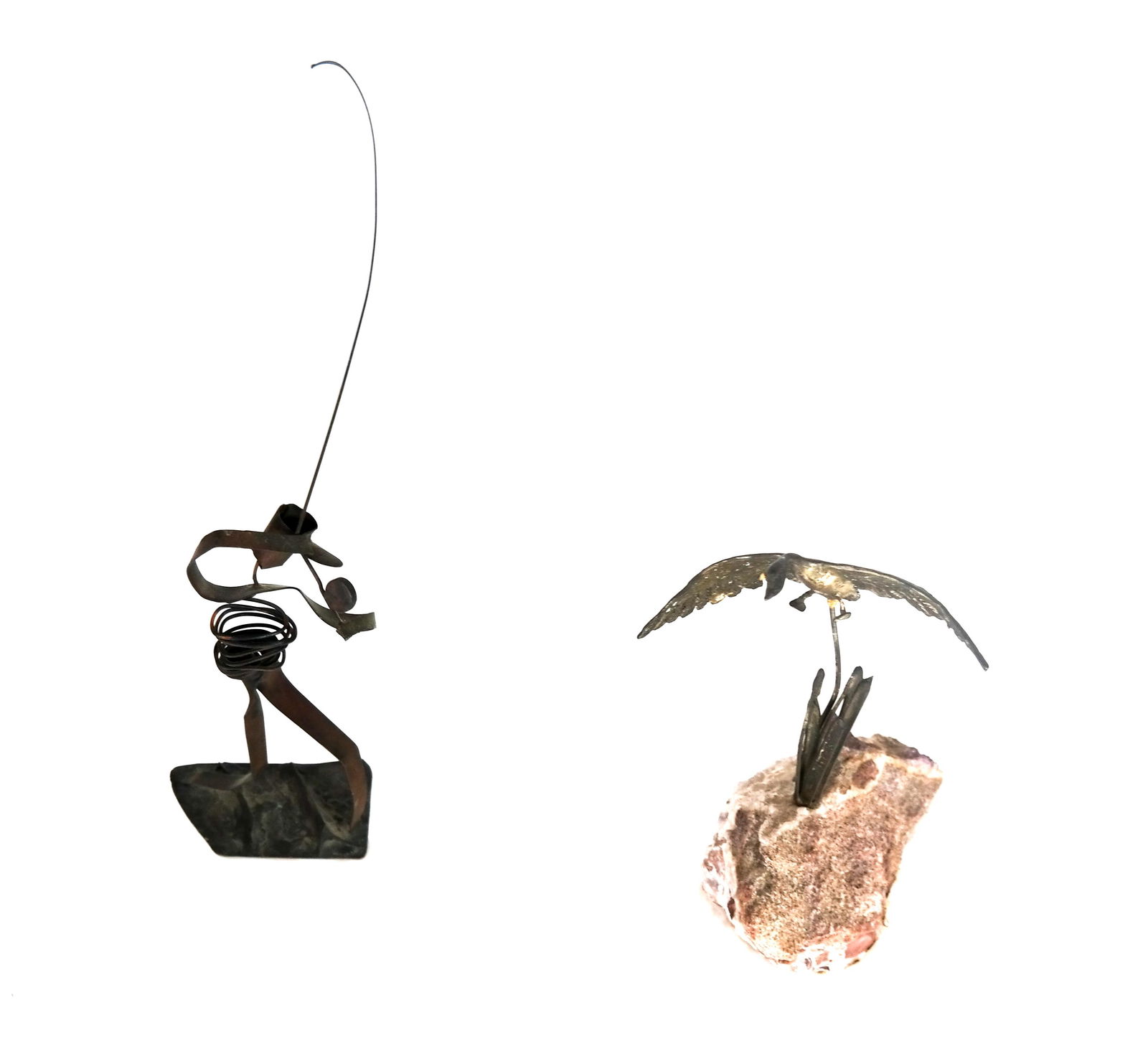 Two Table Sculptures: A Goose and a Golfer (1 of 11)