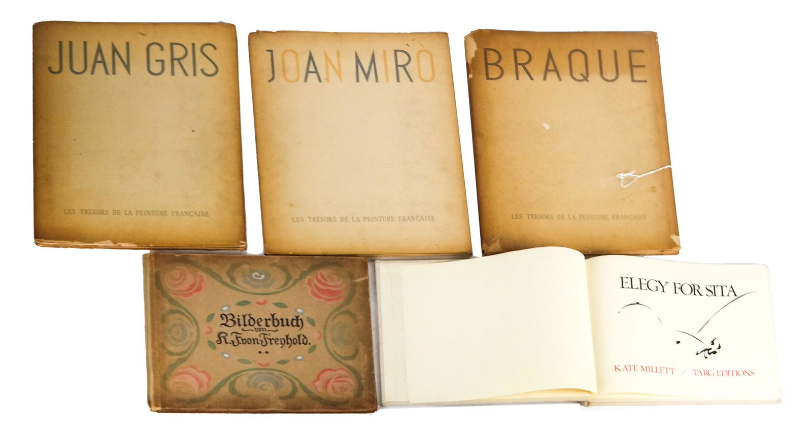 Lot of 5 Art Books, Including Braque, Gris, Miro (1 of 10)