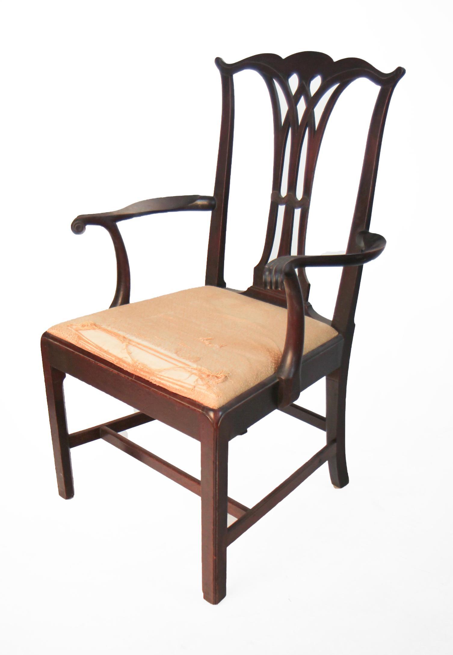 Antique American Mahogany  Arm Chair (1 of 7)