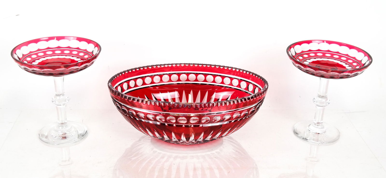 3-Piece Fine Crystal Table Set (1 of 7)