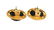 Pair 18K Gold Buccellati Garnet Earrings - 4