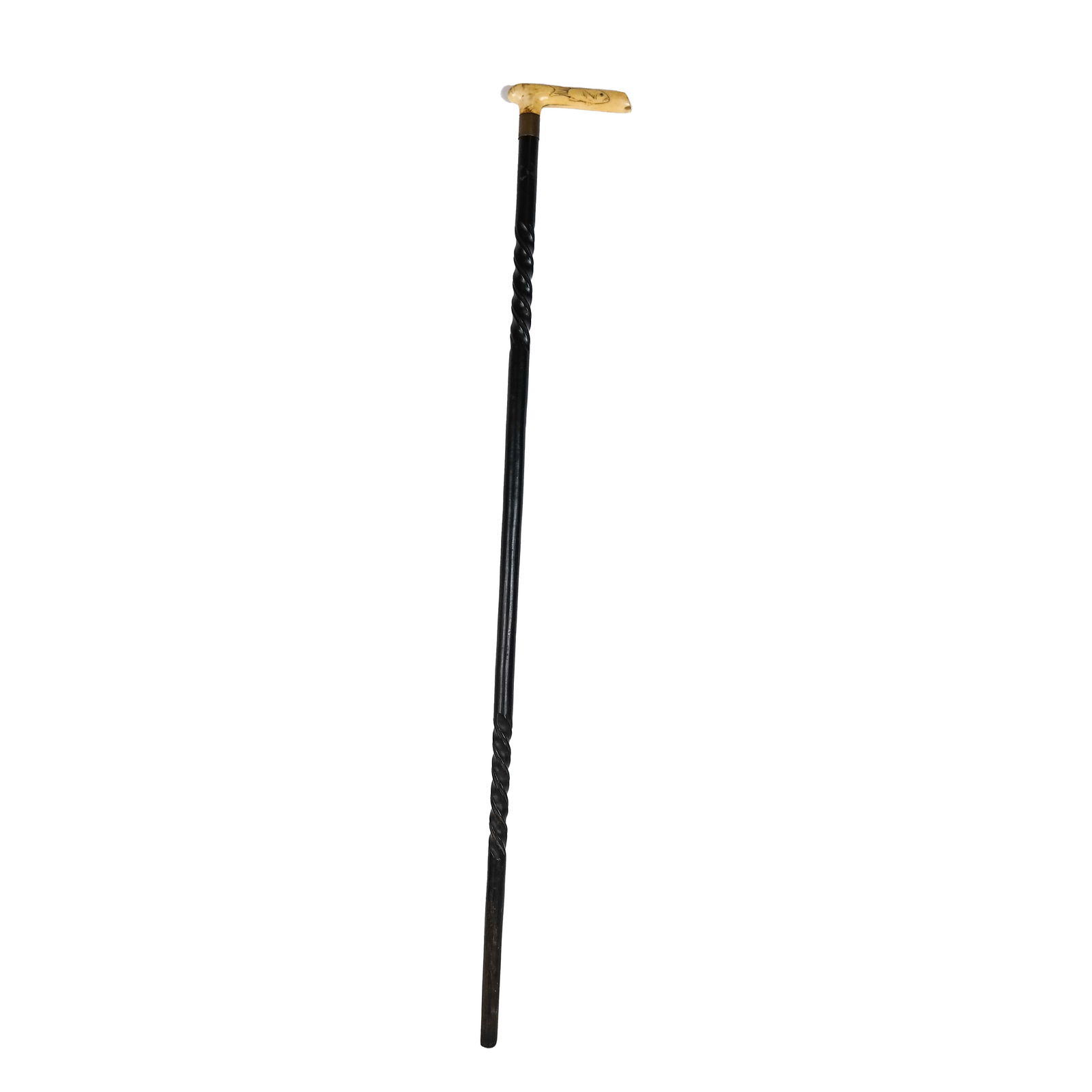 Walking Stick/Cane: Walking stick/cane. [33 x 4 inches].