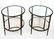 Pair Industrial Two-Tier Iron Tables