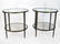 Pair Industrial Two-Tier Iron Tables - 2
