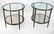 Pair Industrial Two-Tier Iron Tables - 9