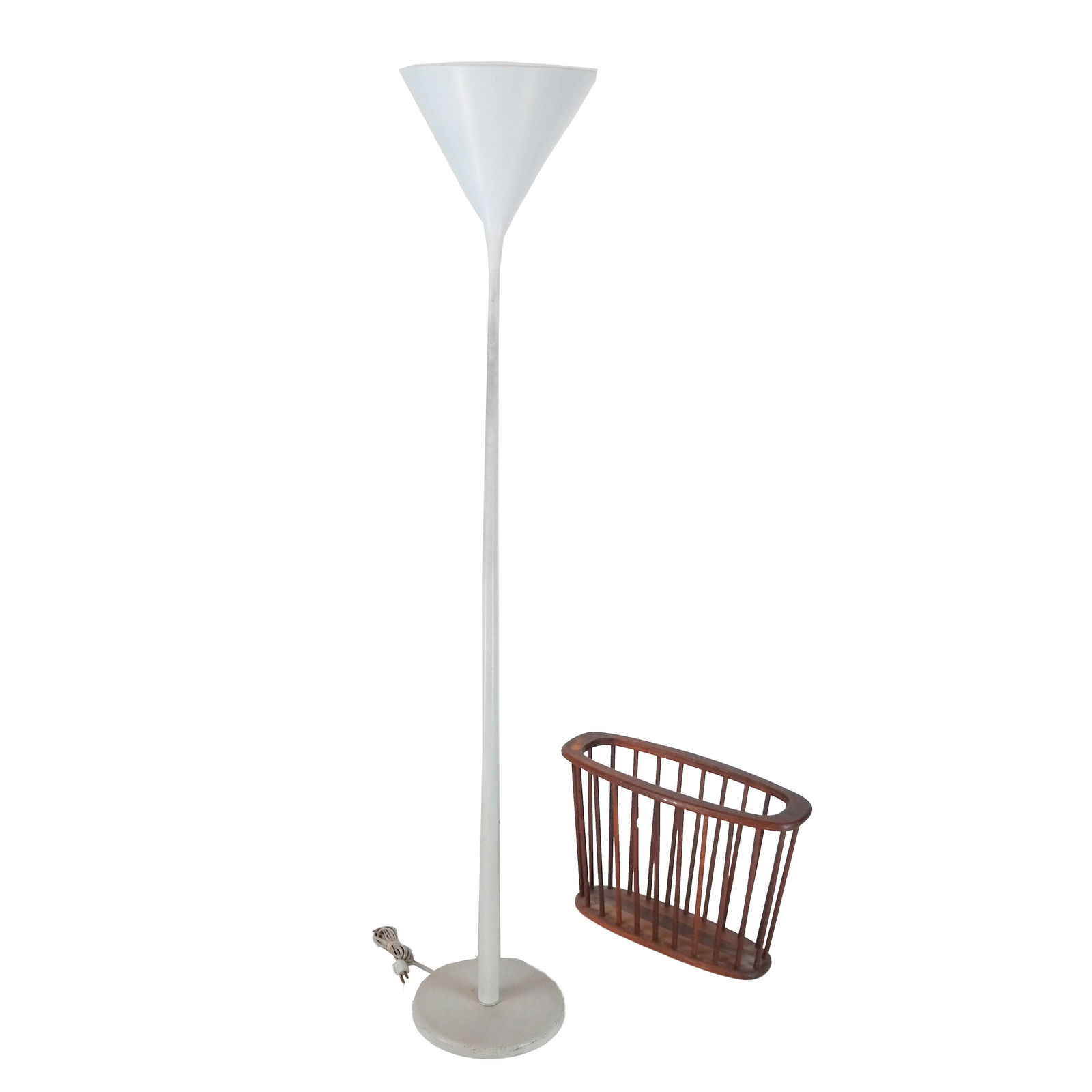 Modern Floor Lamp and Magazine Stand (1 of 6)