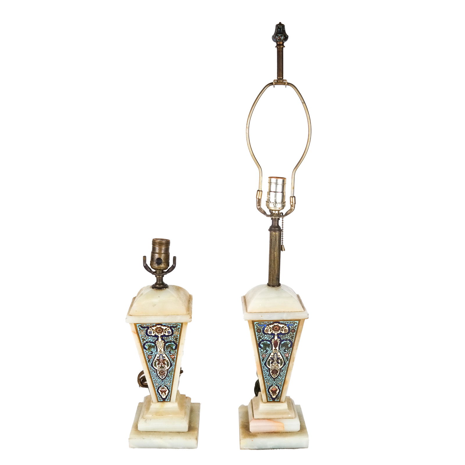 Pair of Alabaster Table Lamps (1 of 8)