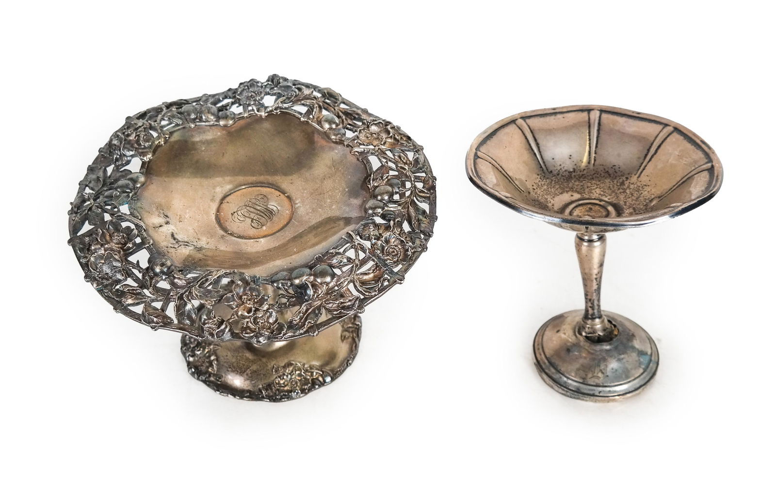 Two Sterling Silver Tazzas (One "As-Is") (1 of 8)