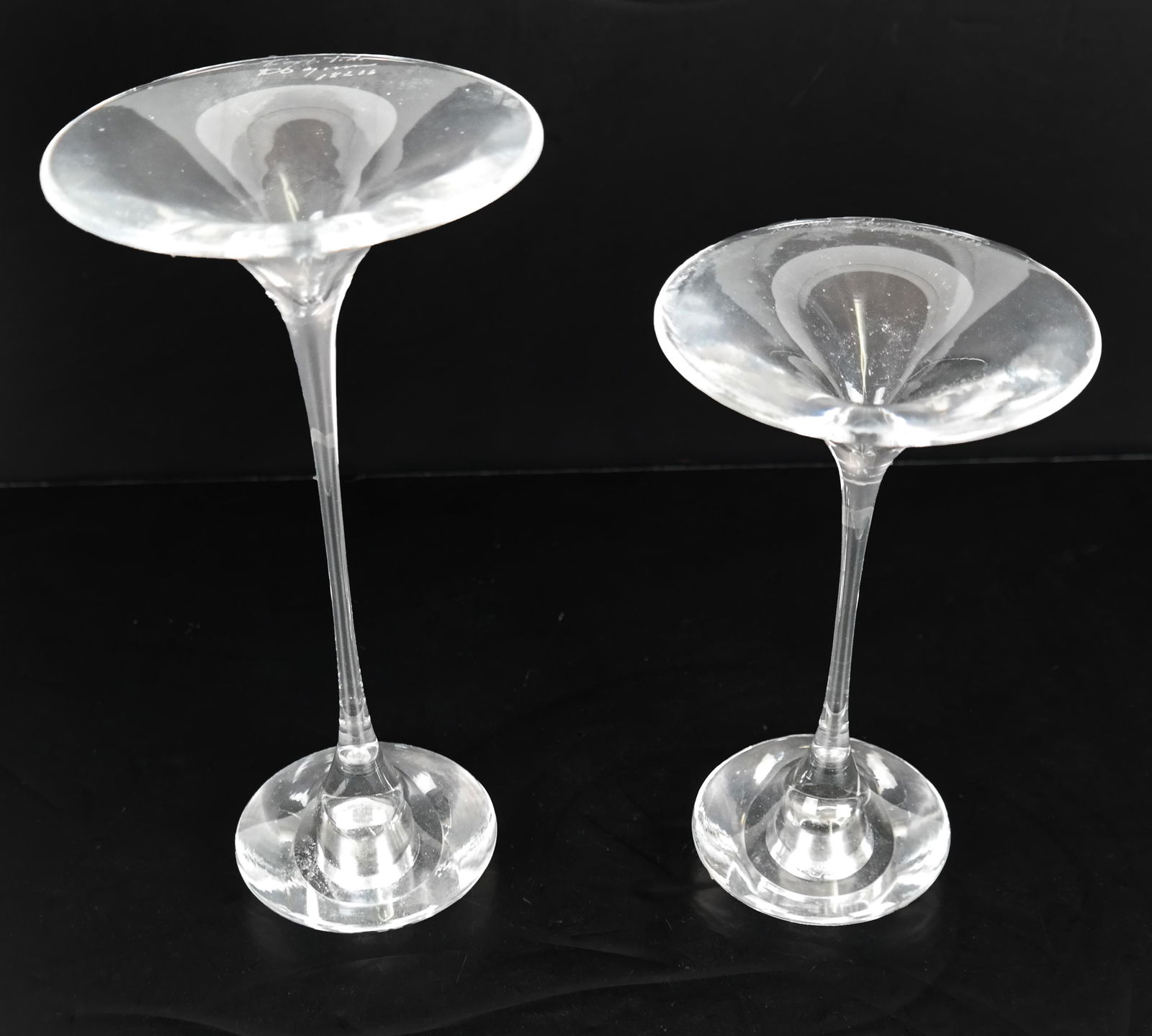Two Kosta Boda Crystal Candlesticks (1 of 9)