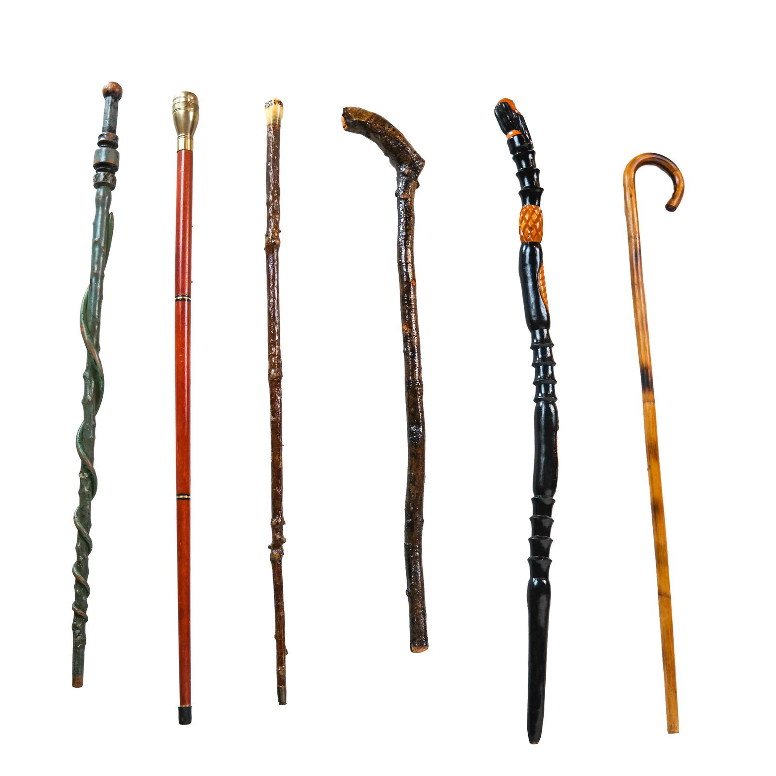 Group of Six Canes/Walking Sticks (1 of 9)