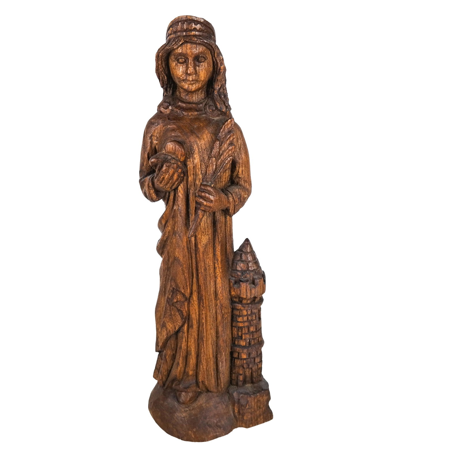 Antique Continental Carved Wood Figure (1 of 6)