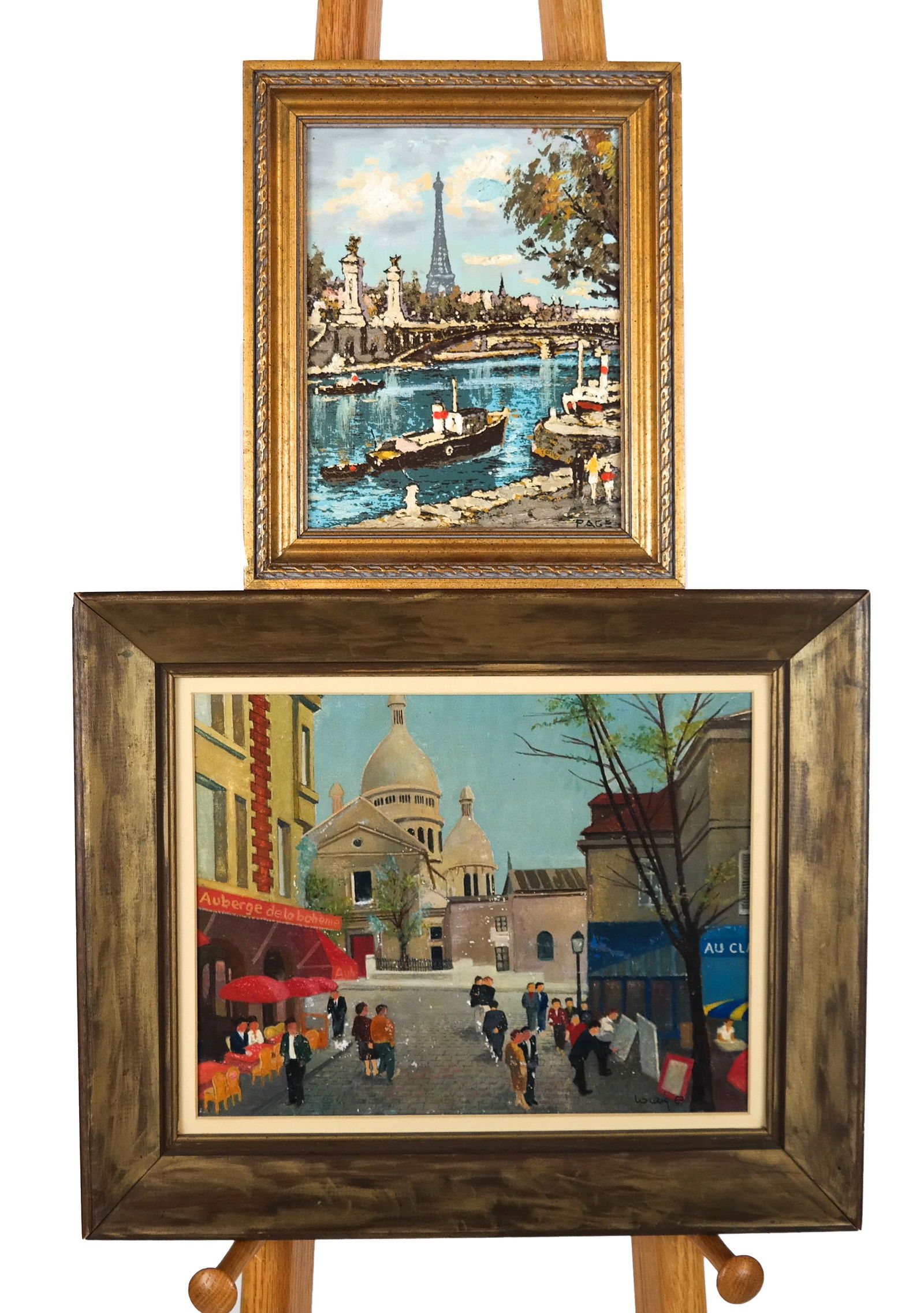 Two Works: Street Scene, Canal Scene (1 of 9)