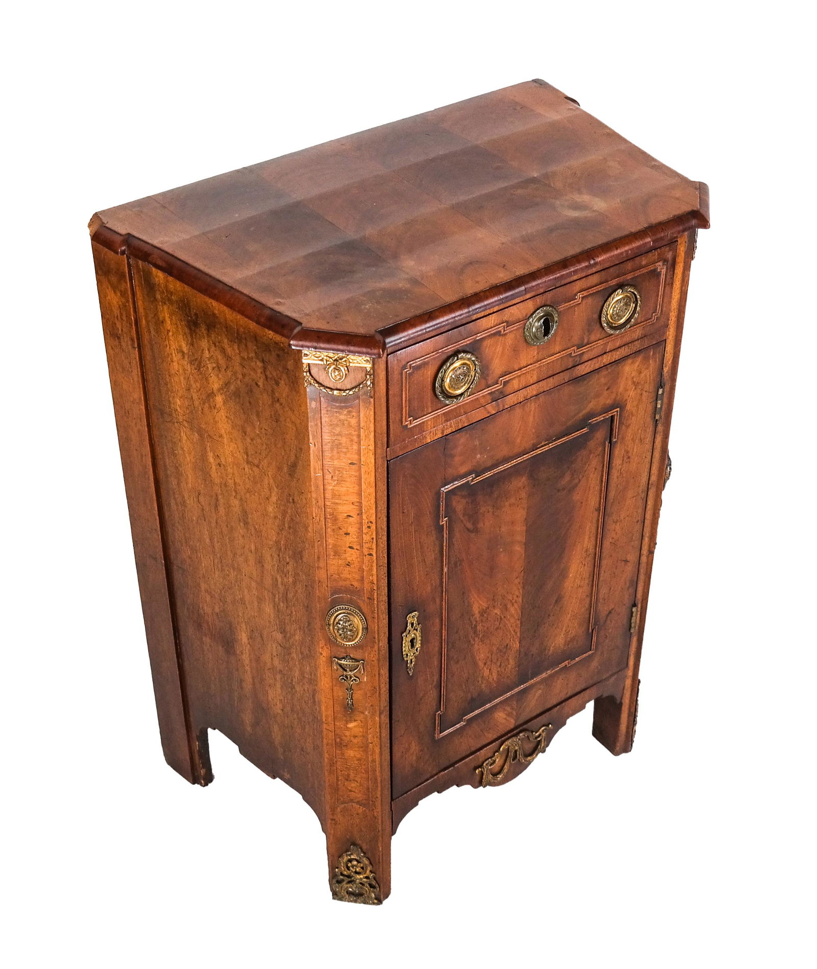 19th C. English Petite Cabinet (1 of 11)