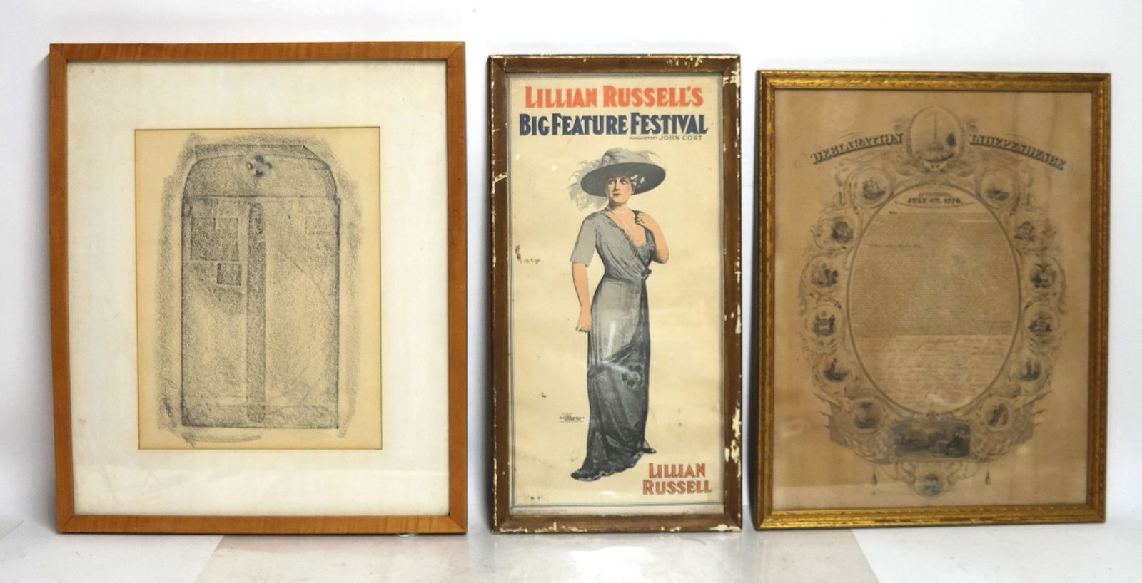 Three Framed Works (1 of 1)