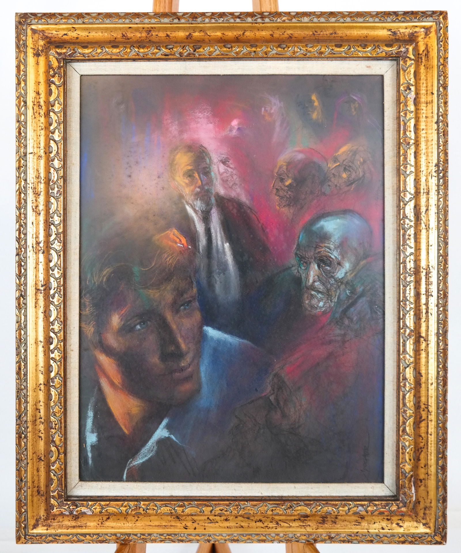 Irv DOCKTOR:  Figures and Faces Studies - Pastel (1 of 6)