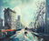 C. GOURJON: Impressionist Street Scene - 3