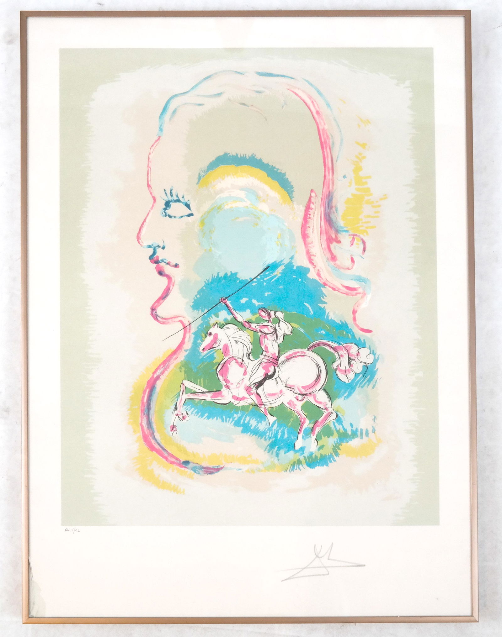 Salvador DALI: Dream of a Horseman - Lithograph (1 of 5)