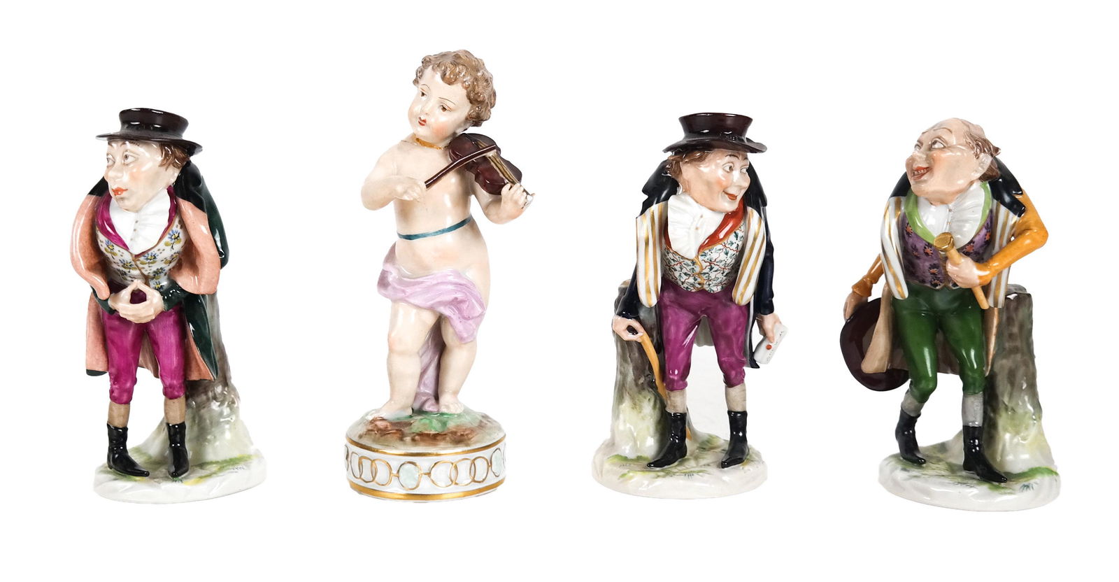 Four Capo Di Monte Porcelain Figures (1 of 5)