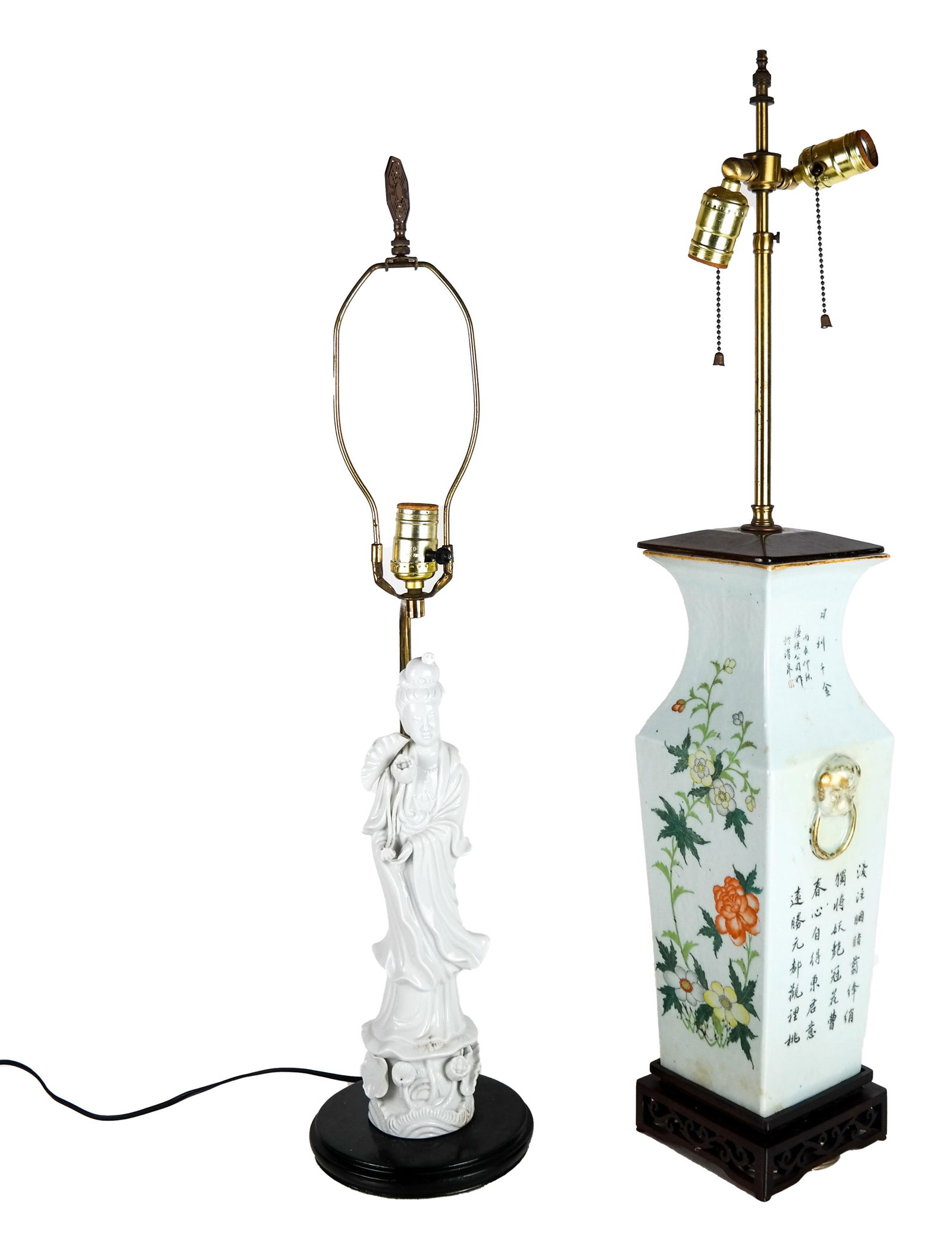 Two Chinese Porcelain Lamps (1 of 4)