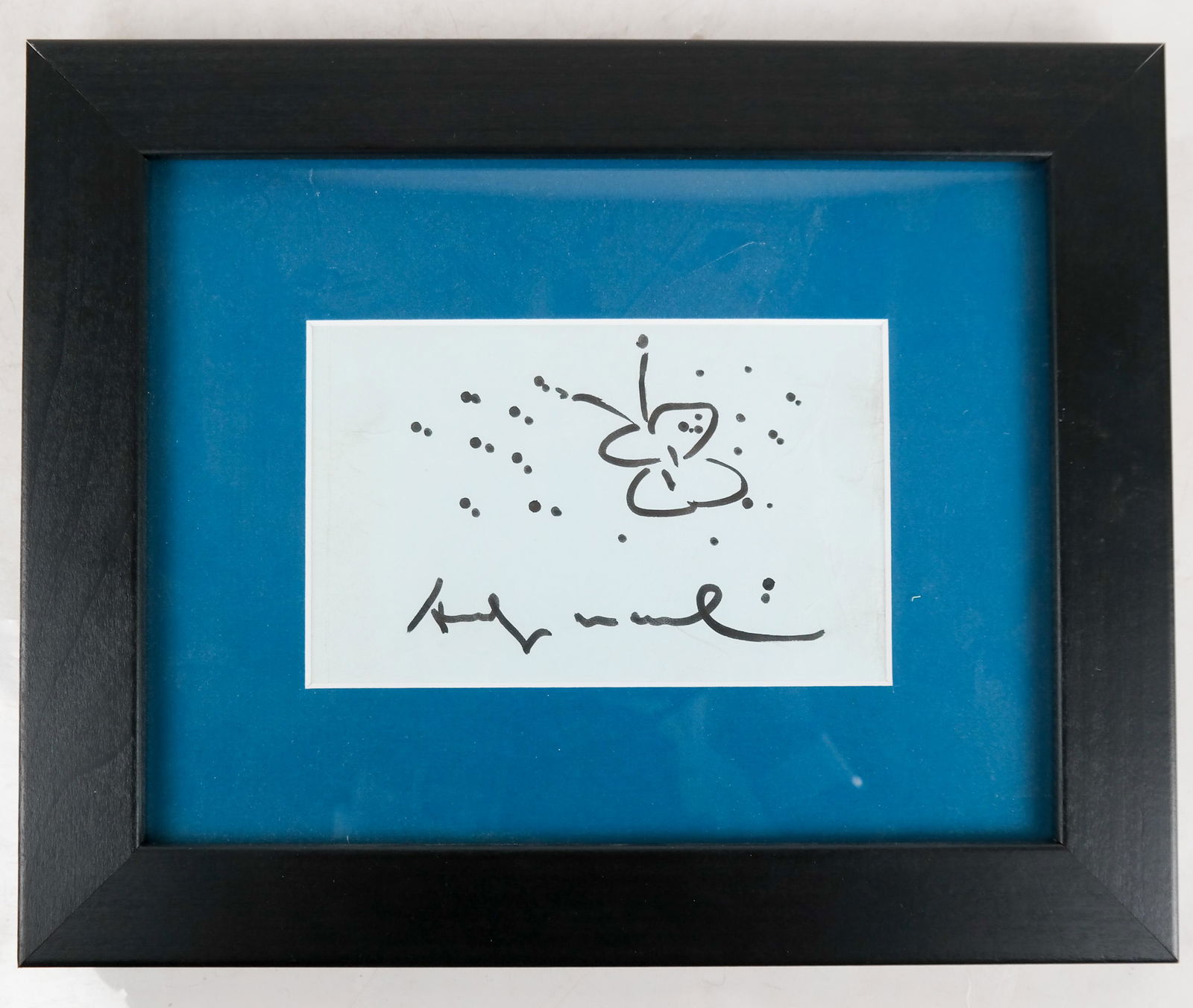 Attrib. to Andy WARHOL: "Butterfly" - Ink Drawing (1 of 5)