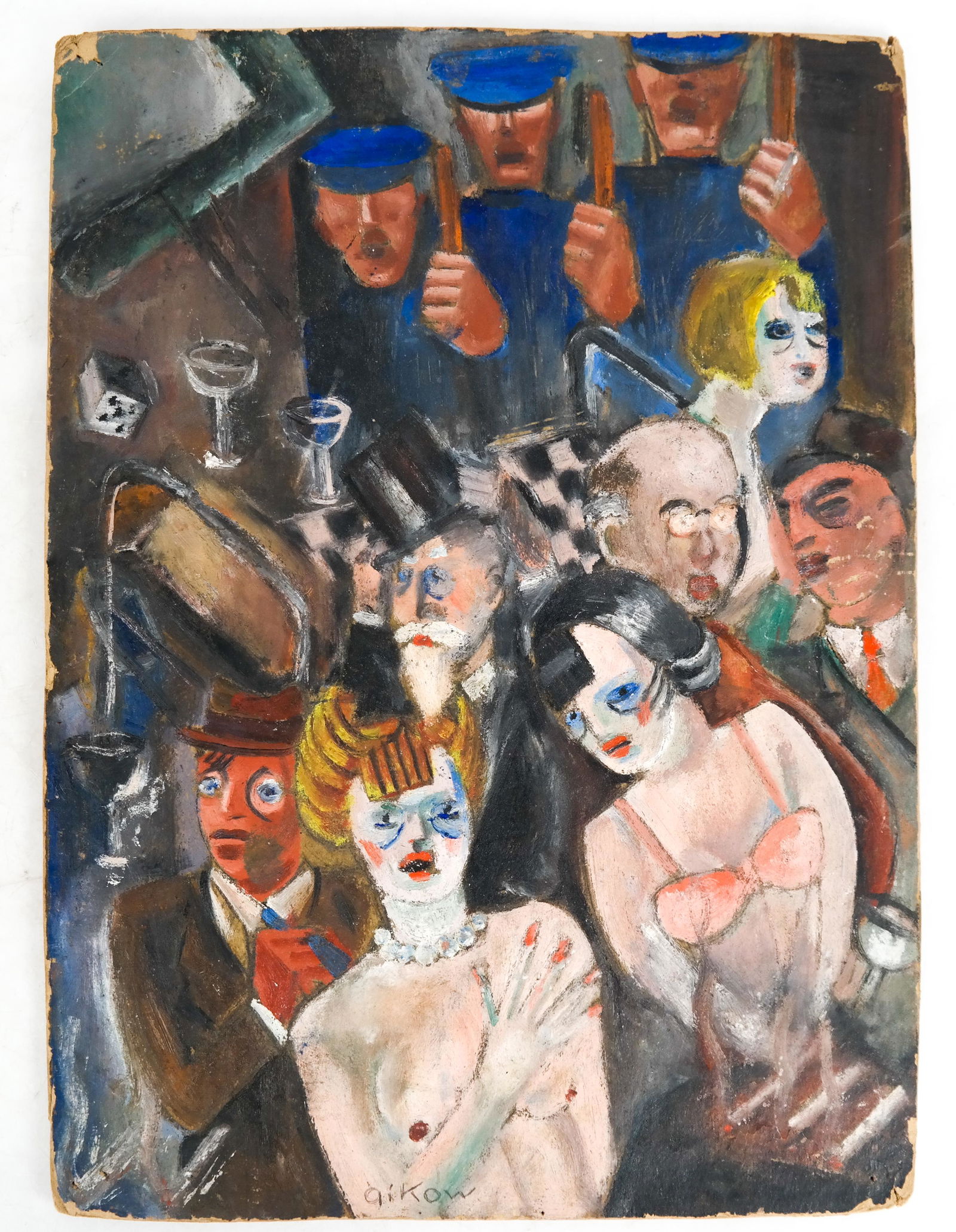 Ruth GIKOW: New York Nightlife - Painting (1 of 4)