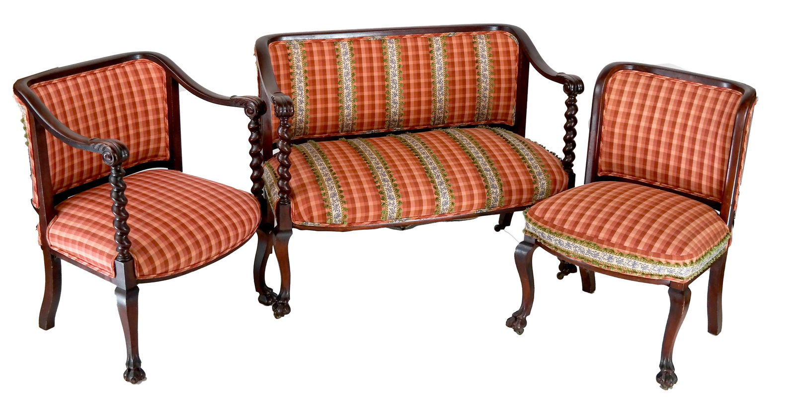 19th C. Three-Piece Parlor Suite (1 of 8)