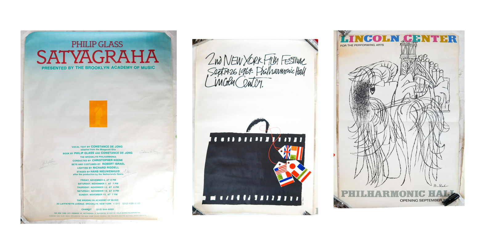 3 Posters: Ben Shahn, Satyagraha, Saul Bass (1 of 12)