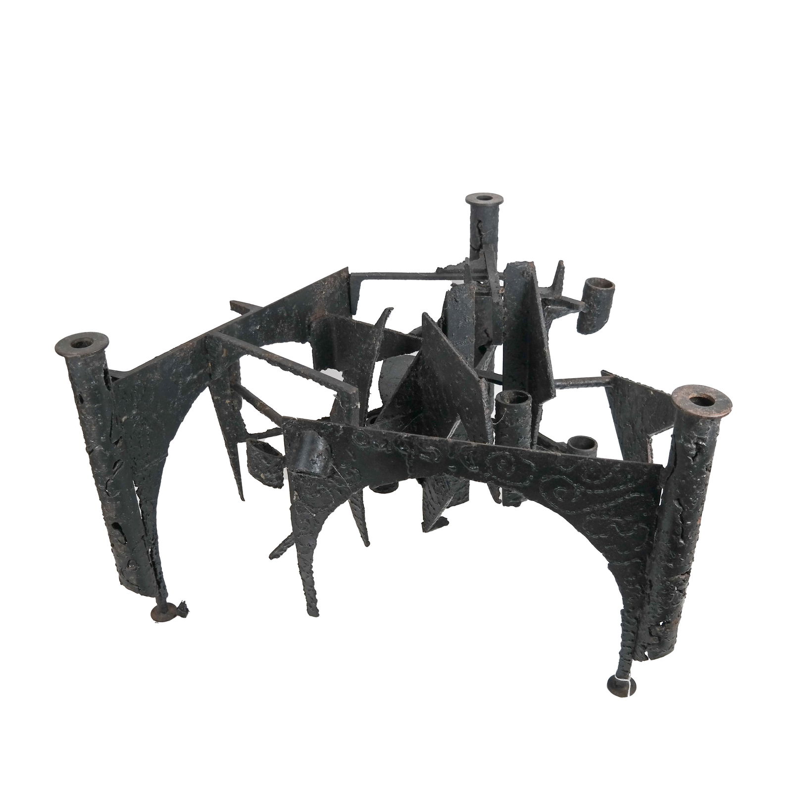 Iron Brutalist Table Base (1 of 9)