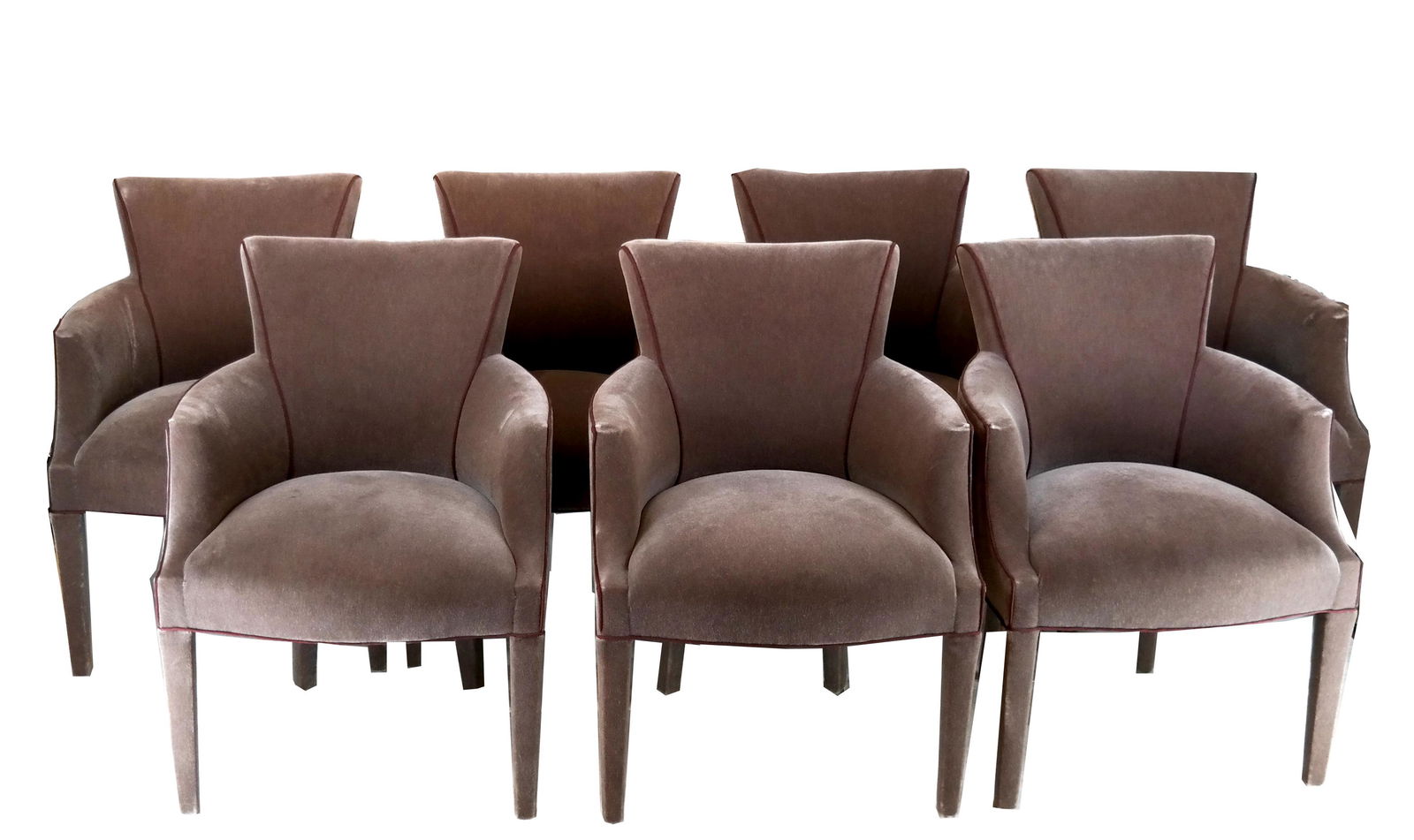 Set Seven Contemporary Dining Chairs (1 of 5)