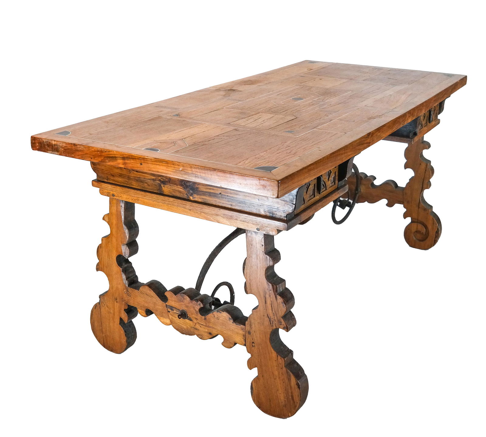 Continental Oak Tavern/Library Table (1 of 15)